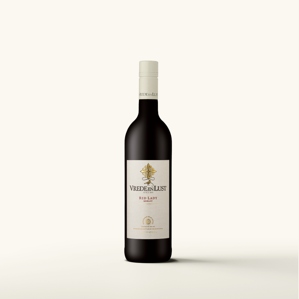 Vrede en Lust, The Red Lady Merlot, Western Cape, 2023, South Africa