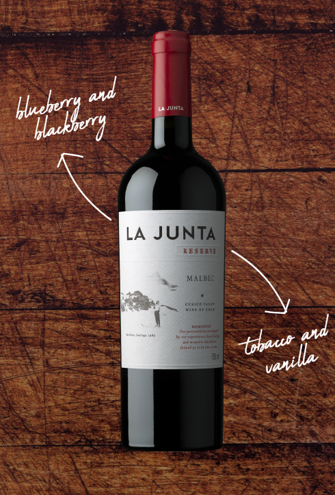 Viña La Junta Reserve Malbec, Curico Valley, 2024, Chile